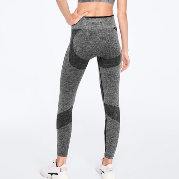 PINK SEAMLESS WORKOUT TIGHT - Picture 4 of 6